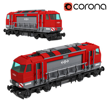 Іграшка Lego Heavy Train 3D модель