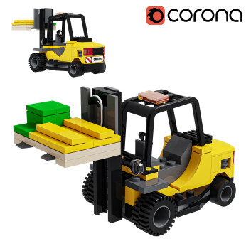 Іграшка Lego Forklift Truck 60198 3D модель