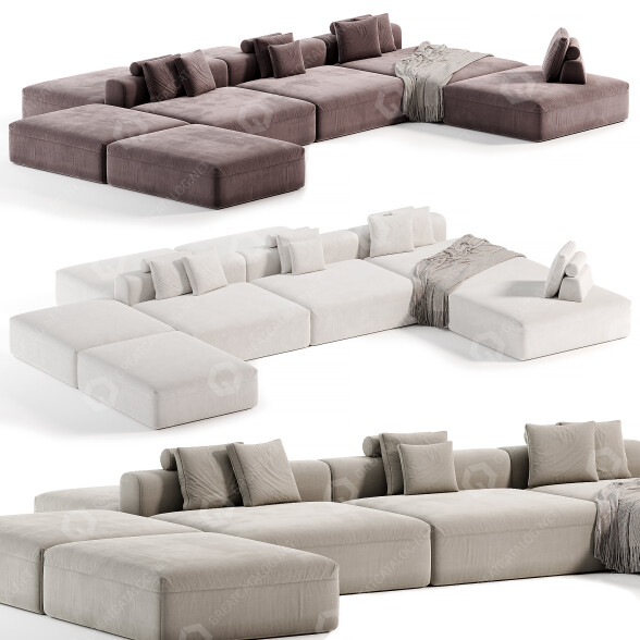 Диван Frigerio Cooper 3D модель
