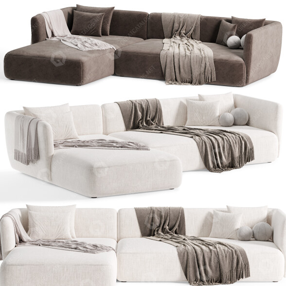 Sofa MDF Italia Cosy 3D-Modell