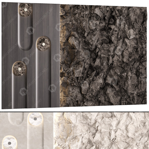 Wandtafel Decorative N02 3D-Modell