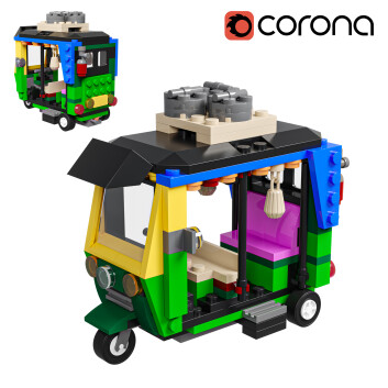 Іграшка Lego Tuk Tuk 3D модель
