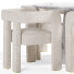 Table and Chairs CB2 Stature Boucle - VerticallCG