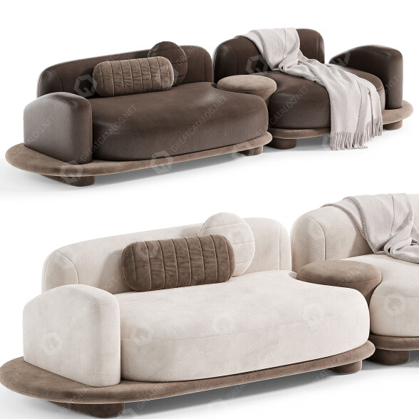 Sofa Busnelli Grumetto 3D-Modell