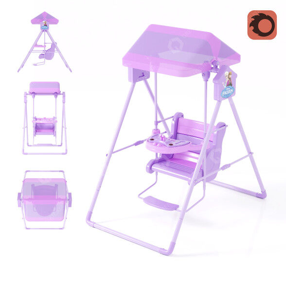 Гойдалки Pink 3D модель
