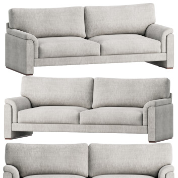 Диван  Paris 4 Seater 3D модель