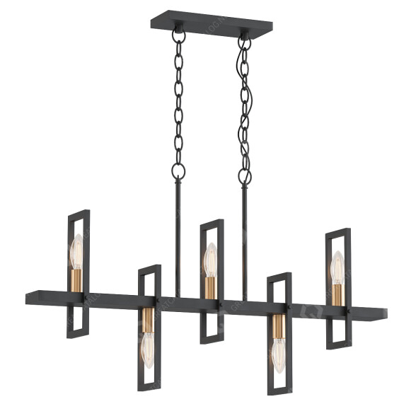 Lámpara de araña Tinka Modern Farmhouse Modelo 3D