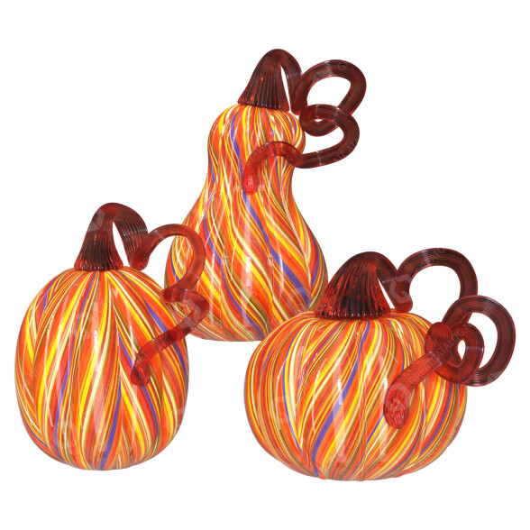 Декор Glass Pumpkins by Glitzhome 3D модель