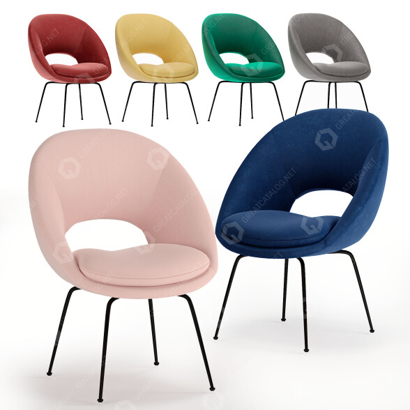 Стілець West Elm Orb 3D модель