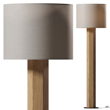 Торшер West Elm Culver Wood