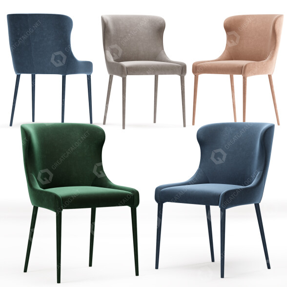 Chair Globewest Claudia 3D model