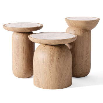 Приставні столики 1stDibs Limestone by SinCa Design