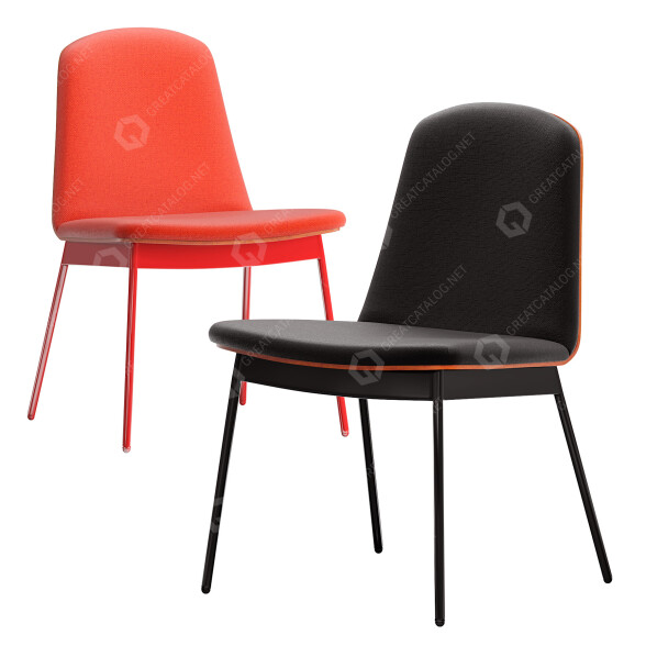 Silla Industry West Duet Modelo 3D