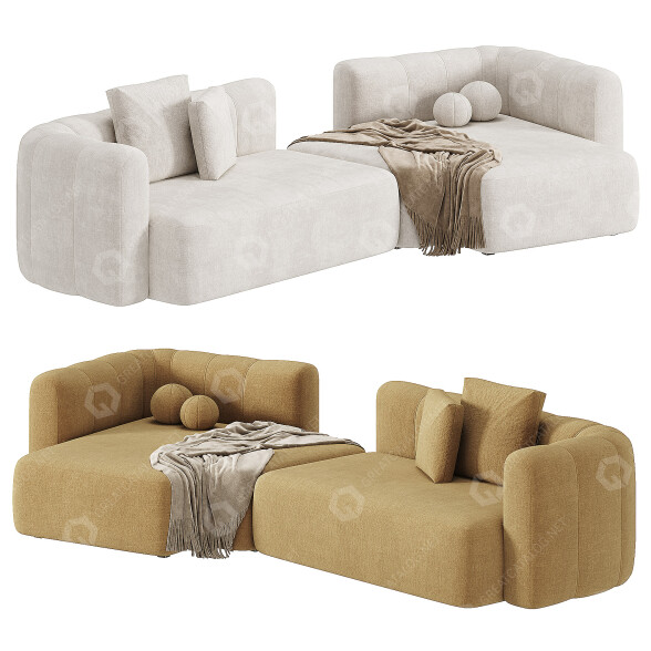 Canapé Giulio Marelli Milo modèle 3D