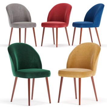 Silla  Dutchbone Barbara Modelo 3D