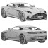 Автомобіль Aston Martin DB12 - zifir3d