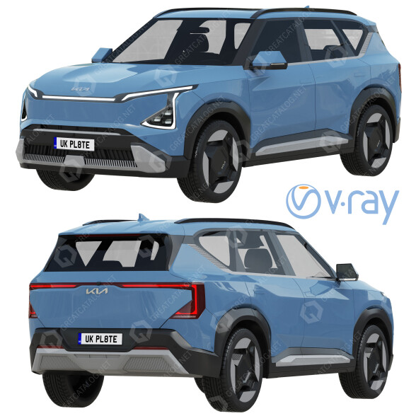 Автомобіль Kia EV5 3D модель