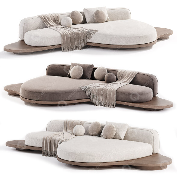 Sofa Essential Home Godard model 3D