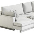 Sofa West Elm Harmony 2-Piece Double Wide Chaise Sectional - cirius