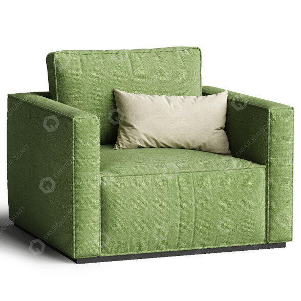 Крісло Blanche Esse 3D модель