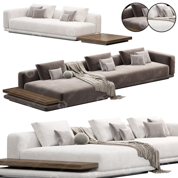 Дивани Minotti Horizonte 3D модель