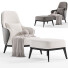 Sillón y otomana Minotti Leslie - Neeo
