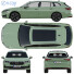 Auto Skoda Superb Combi 2024 - zifir3d