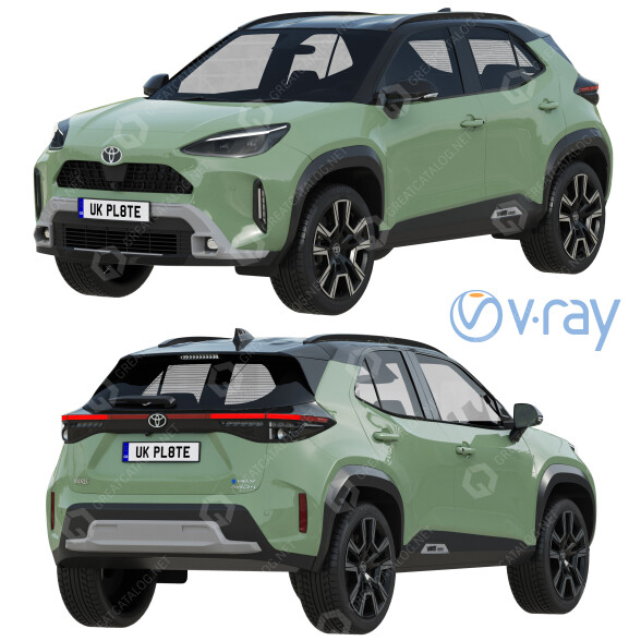 Автомобіль Toyota Yaris Cross 2024 3D модель