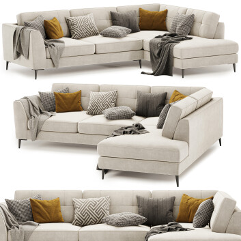 Sofa  London Large Standard Back Model 3D