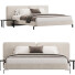 Кровать и тумбочки Minotti Tatlin Cover - shaxriyor