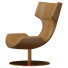 Sessel Restoration Hardware Boson Leather Swivel Chair - zifir3d