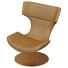 Sessel Restoration Hardware Boson Leather Swivel Chair - zifir3d