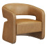 Sillón Restoration Hardware Gia Open-Back Leather Chair - zifir3d