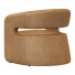 Sillón Restoration Hardware Gia Open-Back Leather Chair - zifir3d
