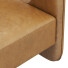 Sillón Restoration Hardware Gia Open-Back Leather Chair - zifir3d