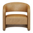 Sillón Restoration Hardware Gia Open-Back Leather Chair - zifir3d
