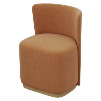 Stuhl  Restoration Hardware Lara Fabric Dining Side 3D-Modell
