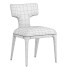 Stuhl Restoration Hardware Lign Upholstered Fabric Dining Side - zifir3d