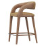 Counter Stool Restoration Hardware Nicola Open Barrel Leather - zifir3d