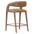 Counter Stool Restoration Hardware Nicola Open Barrel Leather - zifir3d