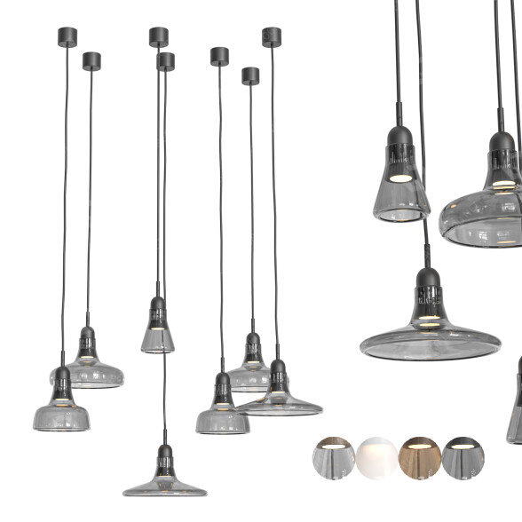 Lampes suspendues Brokis Shadows modèle 3D