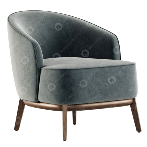 Fotel Domkapa Megan model 3D