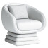 Sillón France & Son Dahlia Swivel - Chamfer