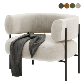 Fotel  Blanc Model 3D