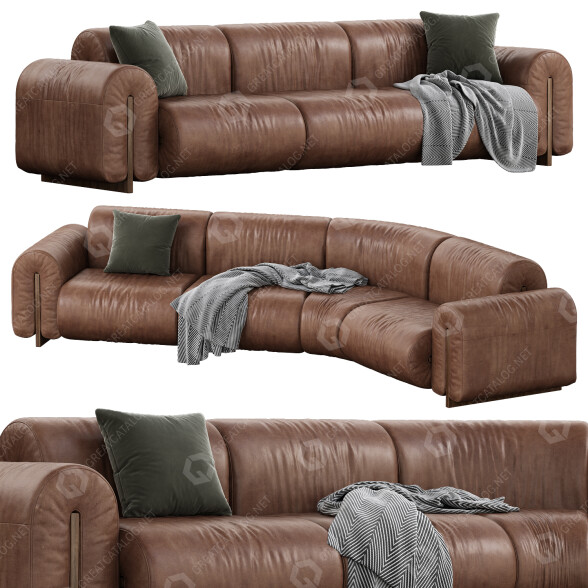 Диваны Natuzzi Colle 3D модель