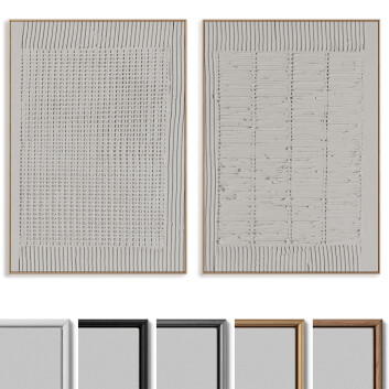 Bilder Plaster Photo Frame Set 015
