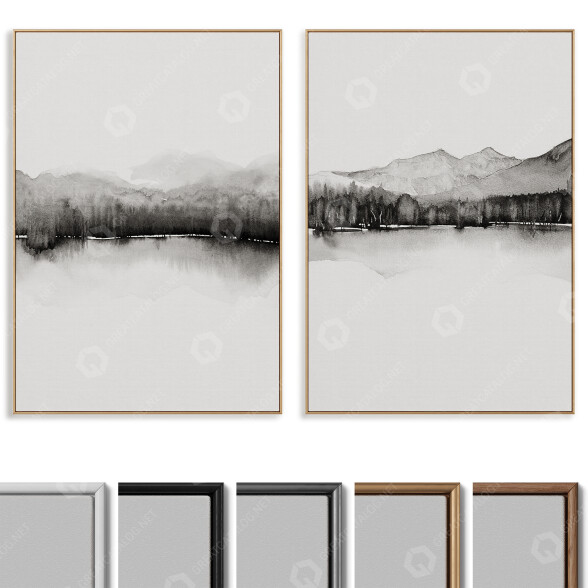 Bilder Abstract Painting Frame Set 031 3D-Modell