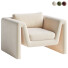 Sessel Westwing Velvet Lounge Mika - Chamfer