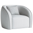 Кресло White Boucle Upholstered - Seral by PrivateFloor - Chamfer