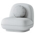 Кресло Upholstered In White Boucle Larry by PrivateFloor - Chamfer